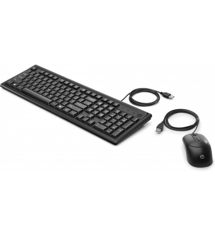 HP 160 tastaturi USB Negru