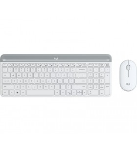 Logitech MK470 Slim Wireless Combo tastaturi RF fără fir Spaniolă Alb