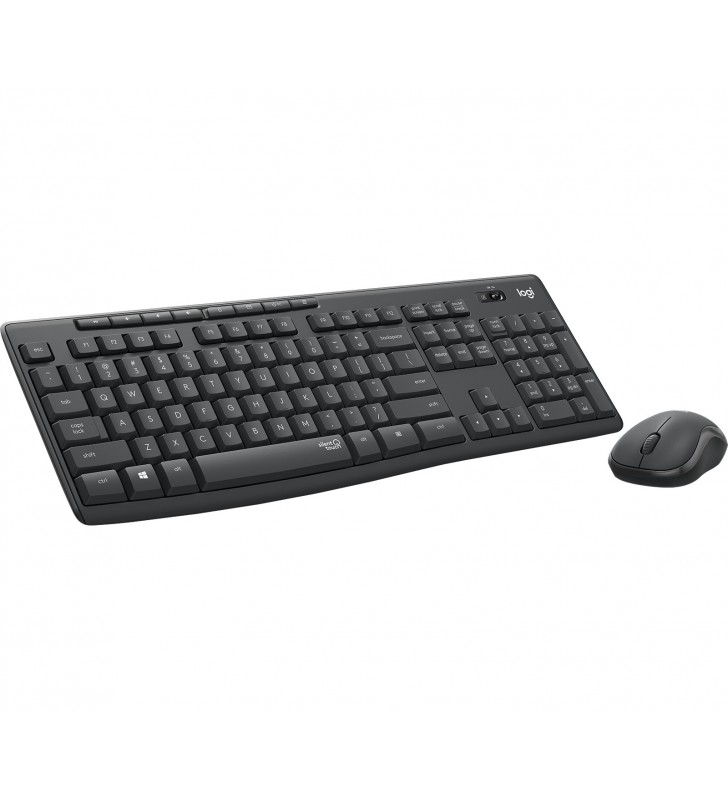 Logitech MK295 Silent Wireless Combo tastaturi RF fără fir QWERTY Spaniolă Negru