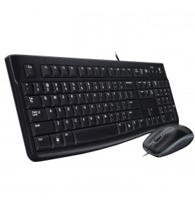Logitech Desktop MK120, ES tastaturi USB QWERTY Spaniolă Negru