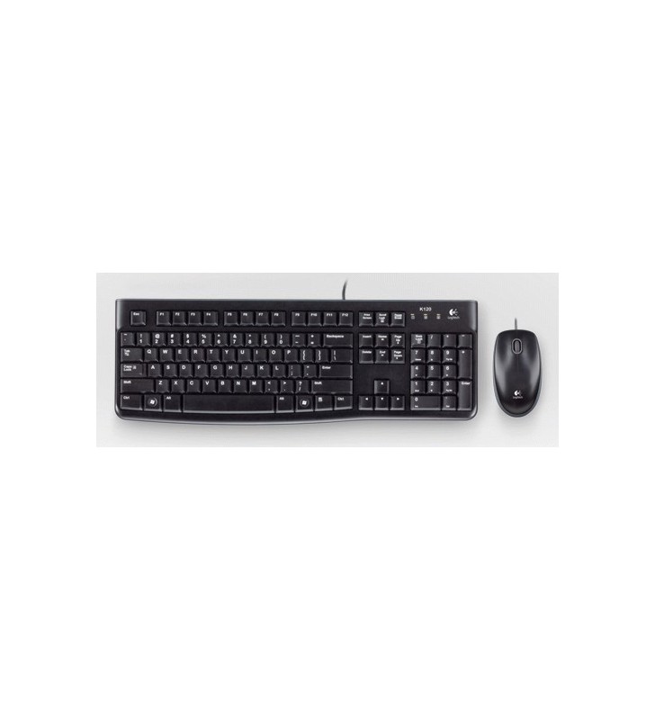 Logitech Desktop MK120, ES tastaturi USB QWERTY Spaniolă Negru