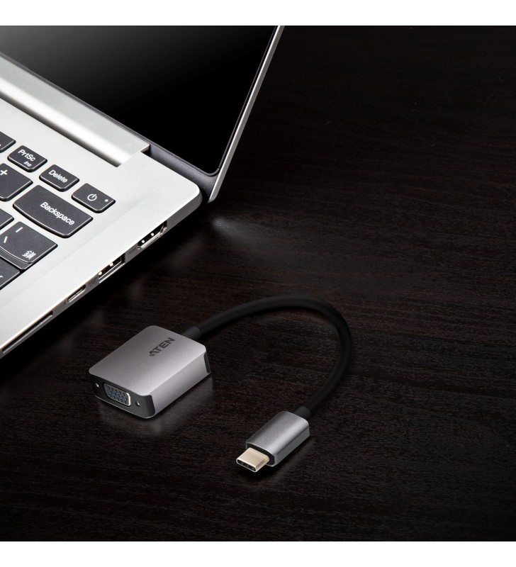 ADAPTOR USB ATEN, USB-C to VGA Adapter "UC3002A-AT"