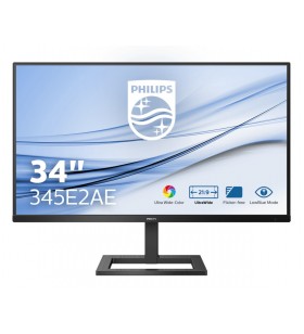 Philips E Line 345E2AE/00 monitoare LCD 86,4 cm (34") 3440 x 1440 Pixel Negru