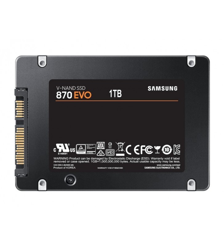 Samsung 870 EVO 1000 Giga Bites Negru