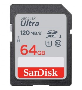 SANDISK Ultra 64GB SDXC Memory Card 120MB/s