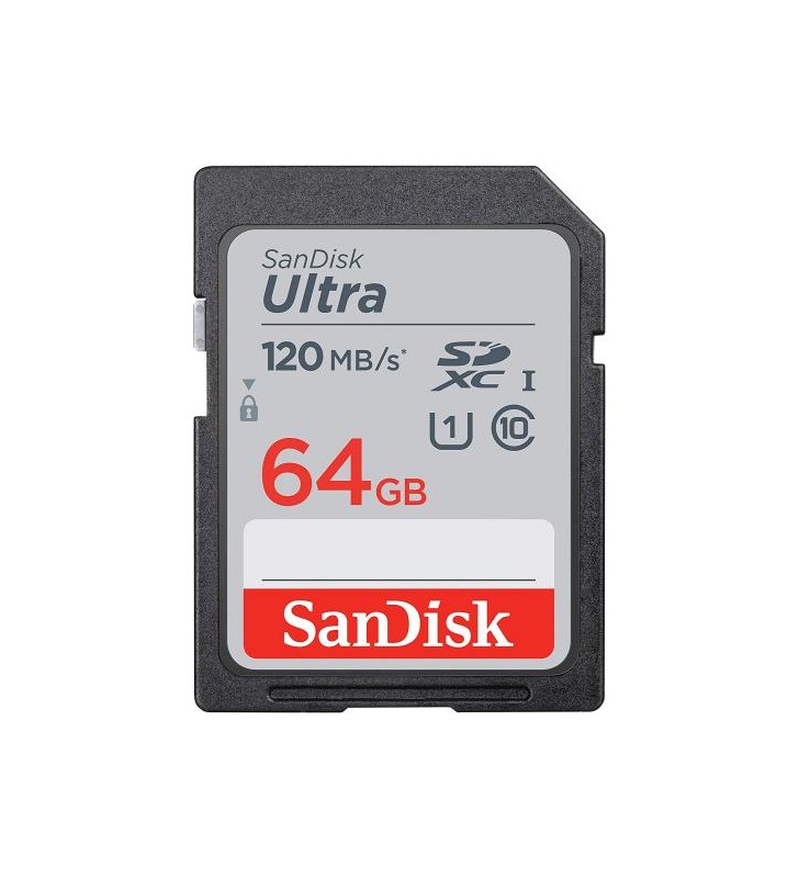 SANDISK Ultra 64GB SDXC Memory Card 120MB/s