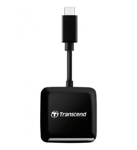 TRANSCEND RDC3 Cardreader SD/microSD USB-C 3.2 gen1 Black