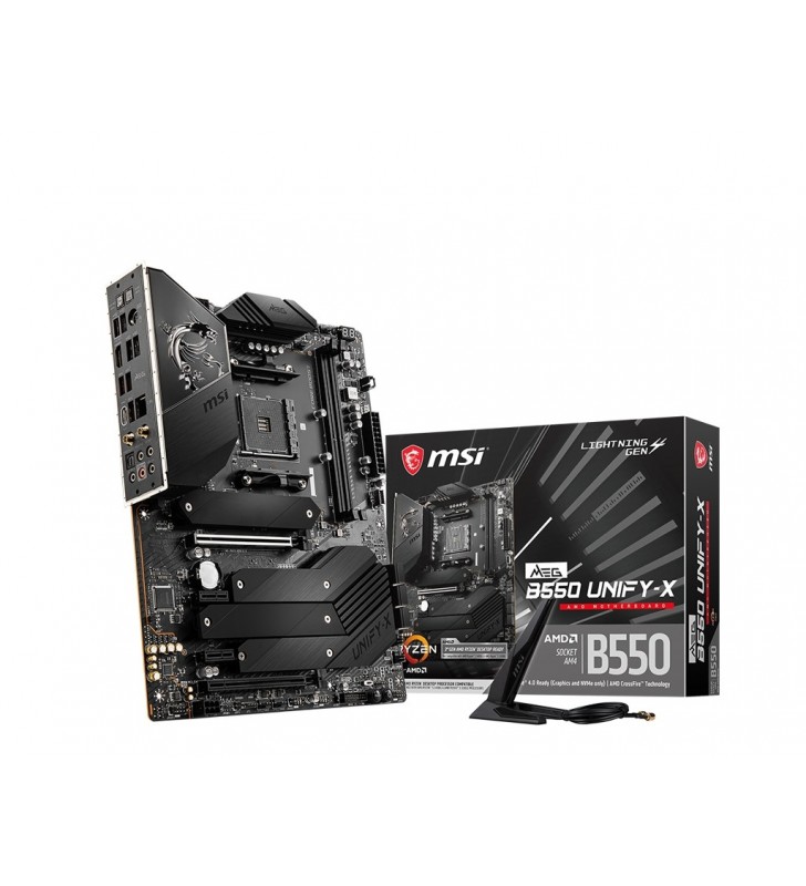 MSI MEG B550 UNIFY-X plăci de bază AMD B550 Mufă AM4 ATX