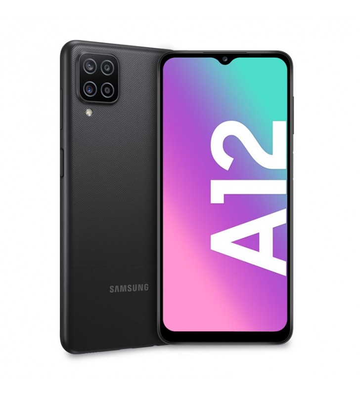 Samsung Galaxy A12 SM-A125FZKKEUE smartphone 16,5 cm (6.5") Dual SIM 4G USB tip-C 4 Giga Bites 128 Giga Bites 5000 mAh Negru