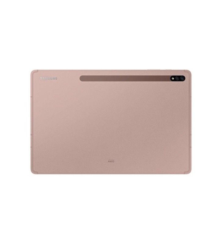 Tableta Samsung Galaxy Tab S7 Plus, Snapdragon 865+ Octa Core, 12.4inch, 128GB, Wi-Fi, Bt, 5G, Android 10, Mystic Bronze