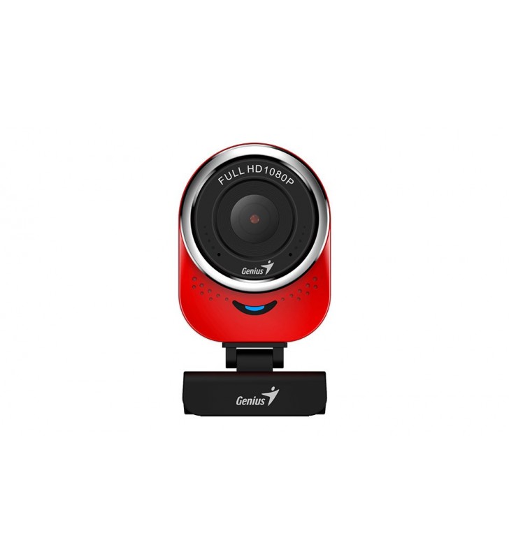 CAMERA WEB GENIUS  senzor 1080p Full-HD cu rezolutie video 1920x1080, QCam 6000, microfon, red "32200002408"  (include TV 0.15 lei)