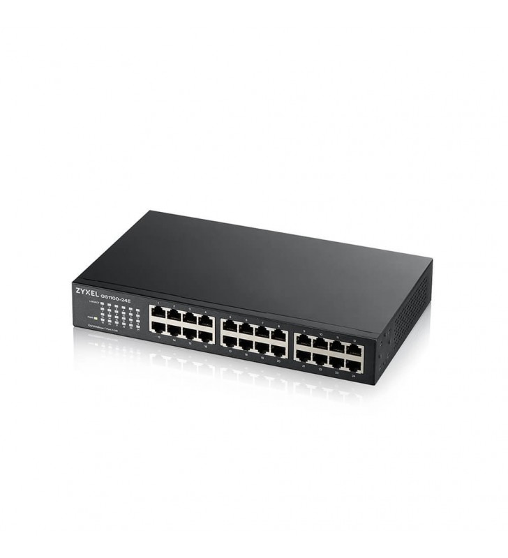 Zyxel GS1100-24E Fara management Gigabit Ethernet (10/100/1000) Negru