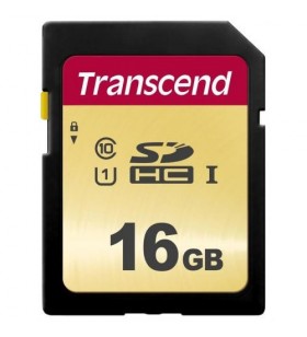 Memory card Transcend SDC500S SDHC, 16GB, Clasa 10