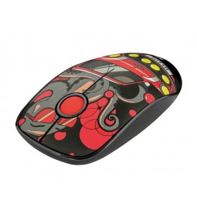 Mouse Trust Sketch Silent Wireless Red 1600 DPI