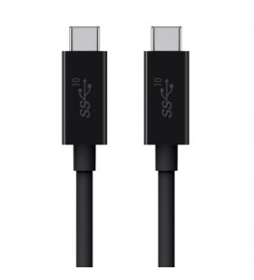 Belkin F2CU052BT1M-BLK cabluri USB 1 m USB 3.2 Gen 1 (3.1 Gen 1) USB C Negru