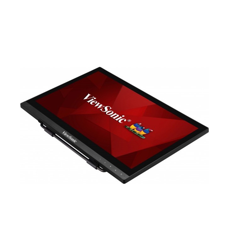 Viewsonic TD1630-3 monitoare cu ecran tactil 40,6 cm (16") 1366 x 768 Pixel Platou de masă Negru
