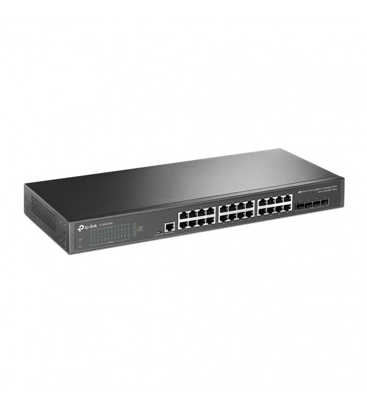 TP-LINK TL-SG3428X switch-uri Gestionate L2+ Gigabit Ethernet (10/100/1000) Negru