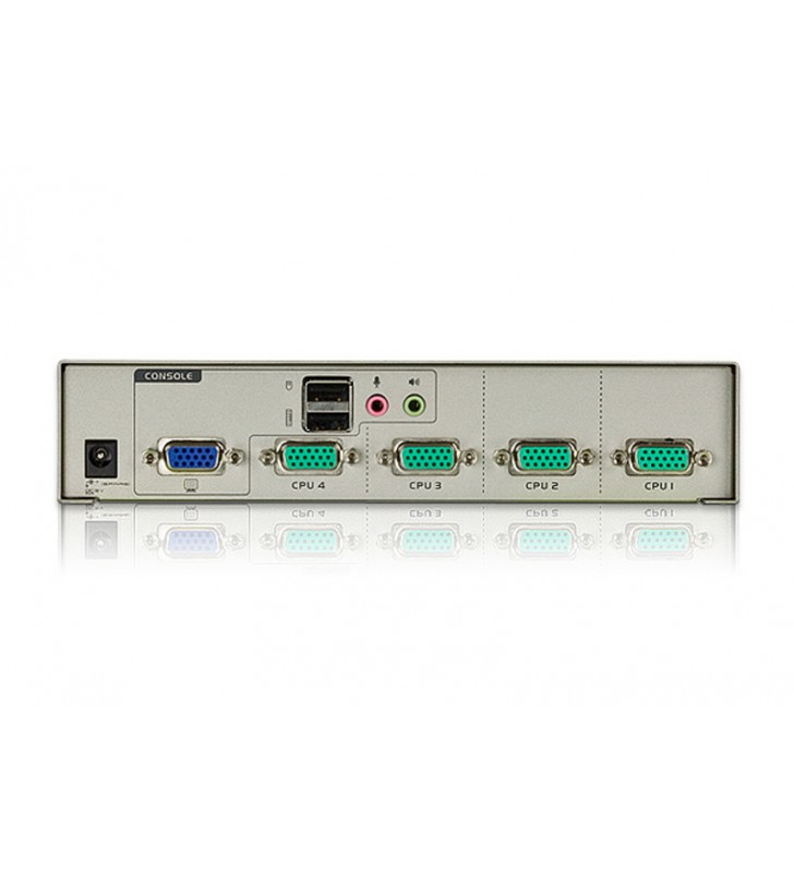 Switch KVM ATEN CS74U, 4x USB, Grey