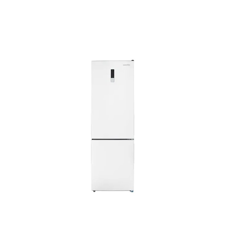 Combina frigorifica Total No Frost Nobeltek volum net 310 l, iluminare LED, nivel zgomot redus 41 dB, inghetare rapida, Inox