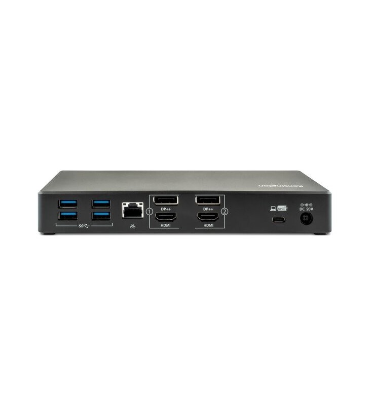 Kensington SD4780P Prin cablu USB 3.2 Gen 1 (3.1 Gen 1) Type-C Negru