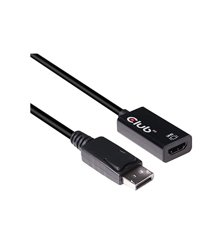 DP 1.2 TO HDMI 2.0 ADAPTER 0.2M/BLACK 4K/60HZ 32AWG GOLD