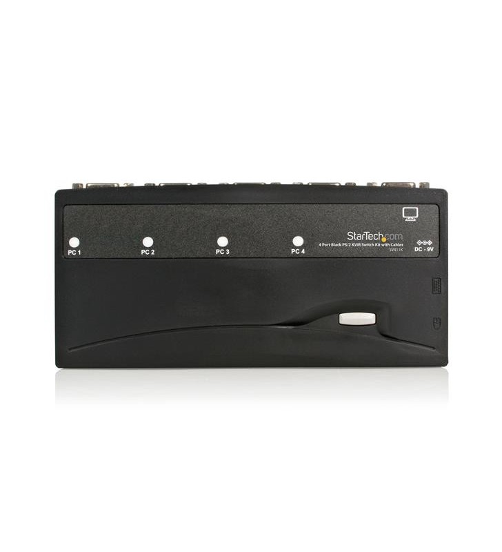 StarTech.com SV411K switch-uri pentru tastatură, mouse și monitor (KVM) Negru