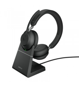 Jabra Evolve2 65, MS Stereo Căști Bandă de fixare pe cap USB tip-C Bluetooth Negru