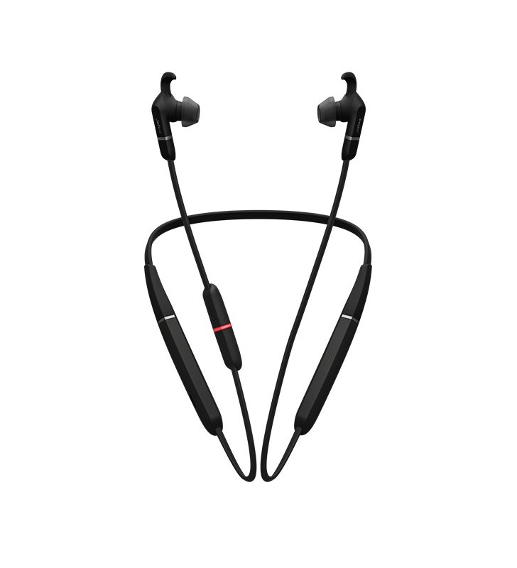 Jabra Evolve 65e Căști În ureche, Bandă gât Bluetooth Negru