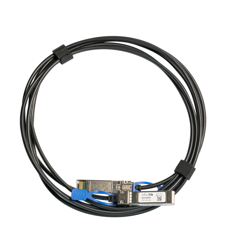 MIKROTIK XS+DA0003 3m Direct attach cable SFP 1G SFP+ 10G 25G SFP28 support