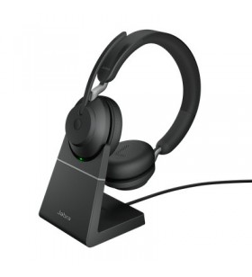Jabra Evolve2 65, UC Stereo Căști Bandă de fixare pe cap USB Tip-A Bluetooth Negru