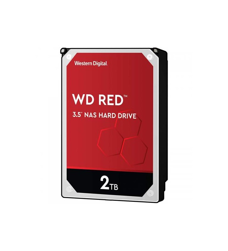 Hard Disk desktop WESTERN DIGITAL Red 2TB, 5400rpm, 256MB cache, SATA III,