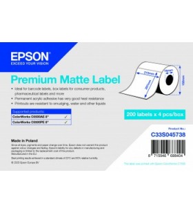 Epson C33S045738 etichete pentru imprimante Eticheta imprimantă auto-adezivă