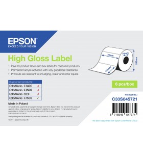Epson High Gloss Label - Die-cut Roll: 76mm x 127mm, 960 labels