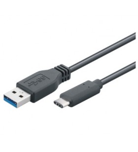 1.5M USB-C 3.0 TO A CABLE/M/M - BLACK