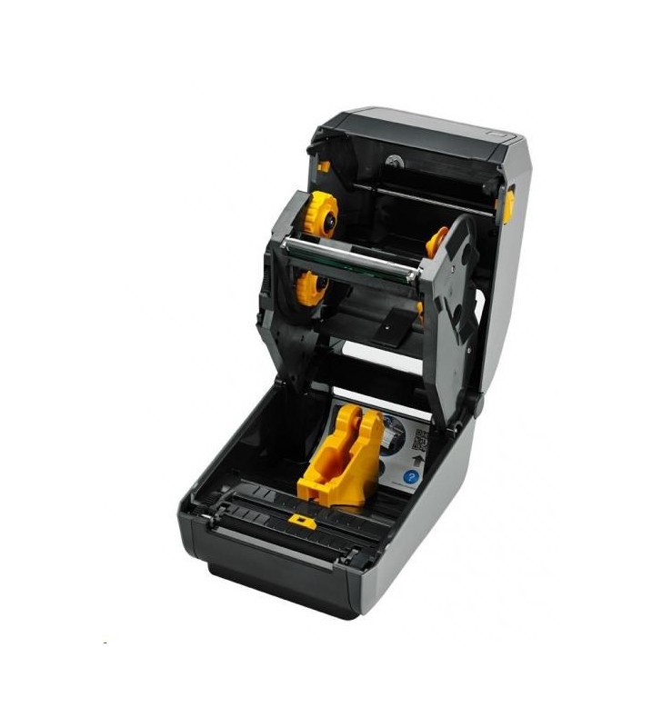 TT Printer ZD620, LCD Standard EZPL, 203 dpi, EU and UK Cords, USB, USB Host, BTLE, Serial, Ethernet, Dispenser (Peeler)