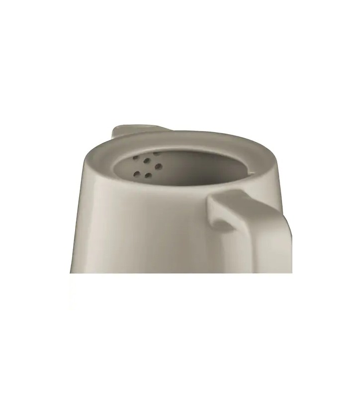 Cana electrica ceramica Concept RK0061, putere 1000 W, volum 1 litru, indicator luminos, auto shut-off, baza rotativa 360 grade, spatiu pentru depozitare cablu, picioruse anti-alunecare, culoare cafea+lemn