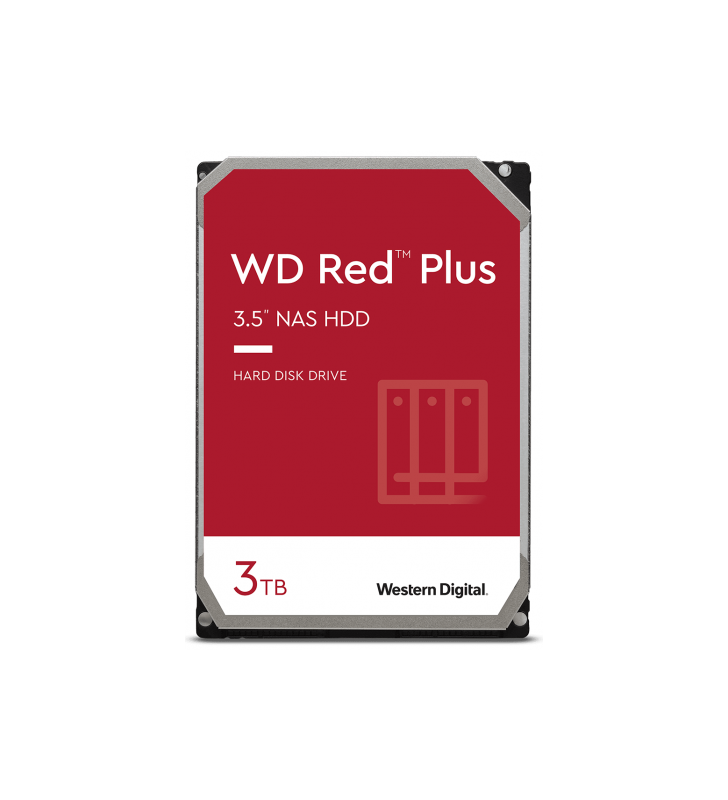 3TB RED PLUS 128MB CMR 3.5IN/SATA 6GB/S INTELLIPOWERRPM