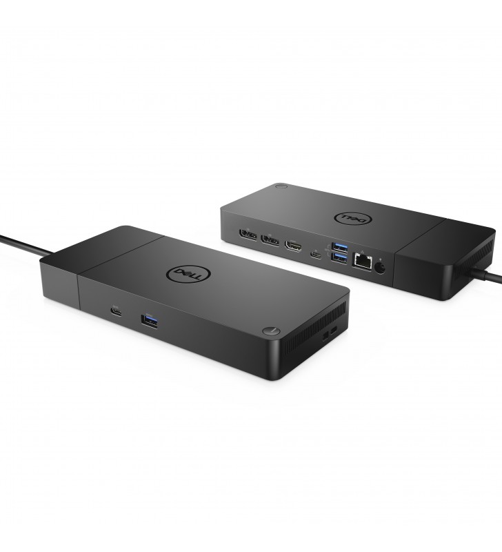 DELL WD19S-180W Prin cablu USB 3.2 Gen 2 (3.1 Gen 2) Type-C Negru