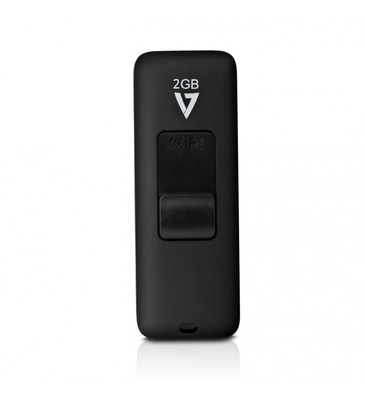 V7 VF22GAR-3E memorii flash USB 2 Giga Bites USB Tip-A 2.0 Negru