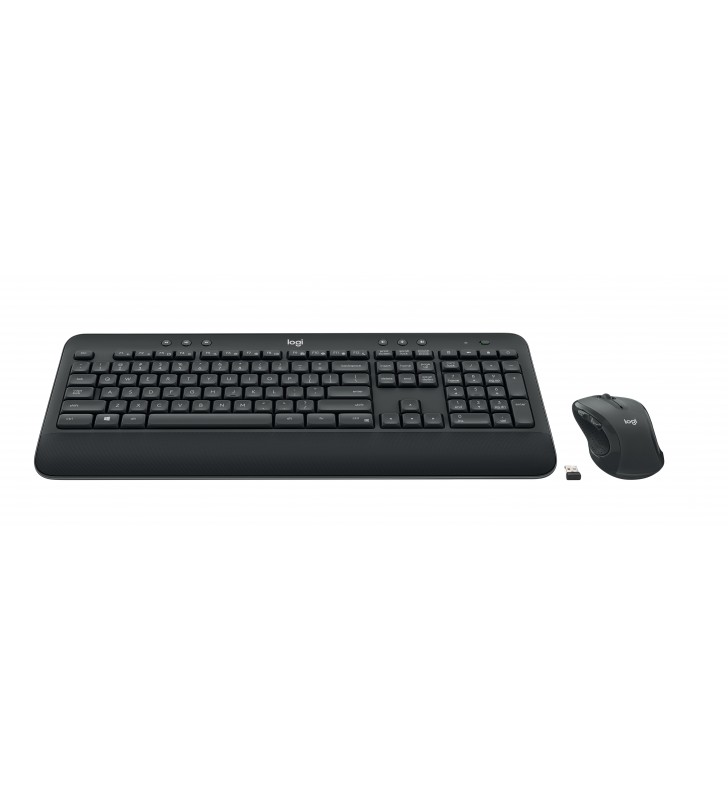 Logitech Advanced Wireless Combo tastaturi RF fără fir QWERTZ Germană Negru