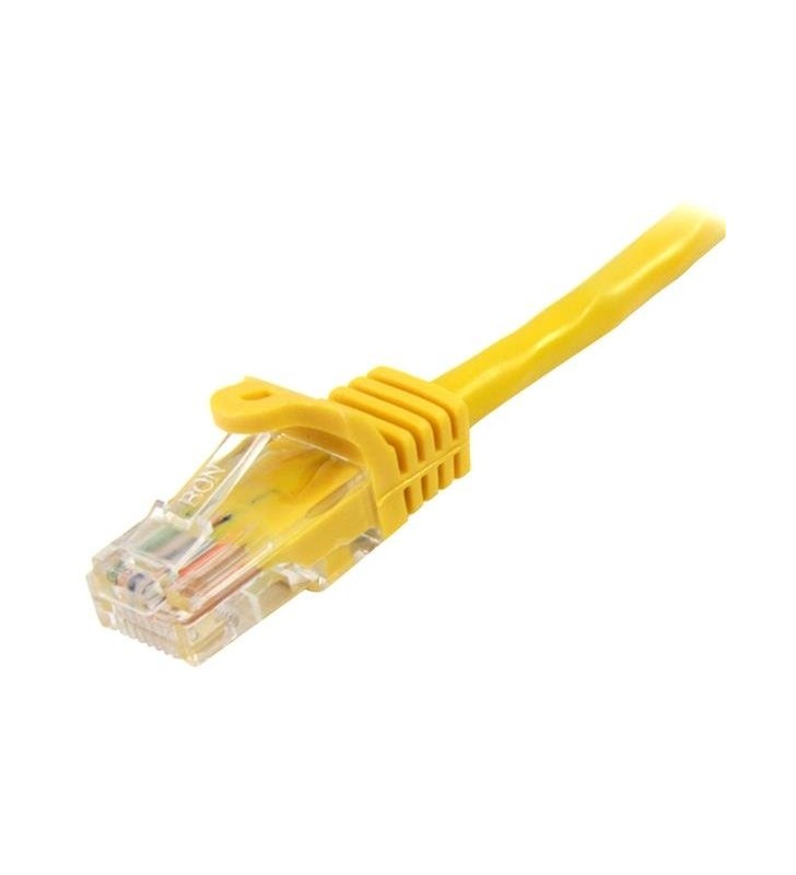 StarTech.com 45PAT5MYL cabluri de rețea Galben 5 m Cat5e U/UTP (UTP)