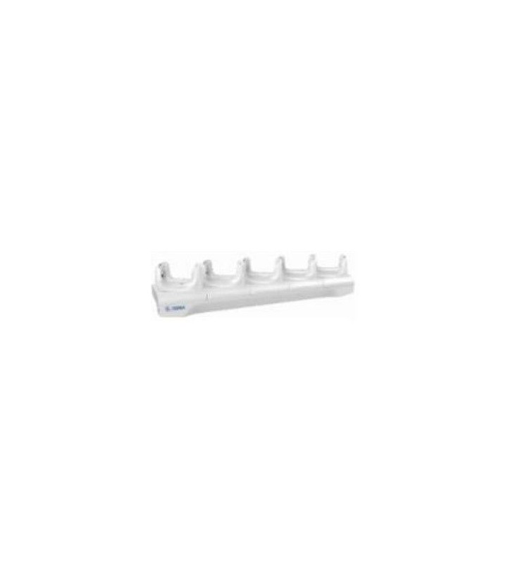 TC21/TC26 HEALTHCARE WHITE FIVE SLOT CHARGE ONLY CRADLE - FIVE DEVICES  PS AND DC CABLE SOLD SEPARATELY (PWR-BGA12V108W0WW, CBL-DC-381A1-01