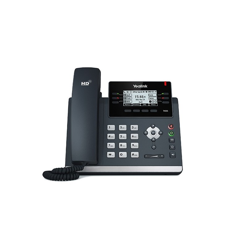 Yealink SIP-T42S telefoane IP Negru 12 linii LCD