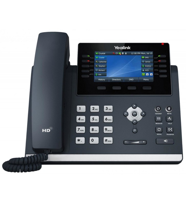 Yealink SIP-T46U telefoane IP Gri LCD Wi-Fi