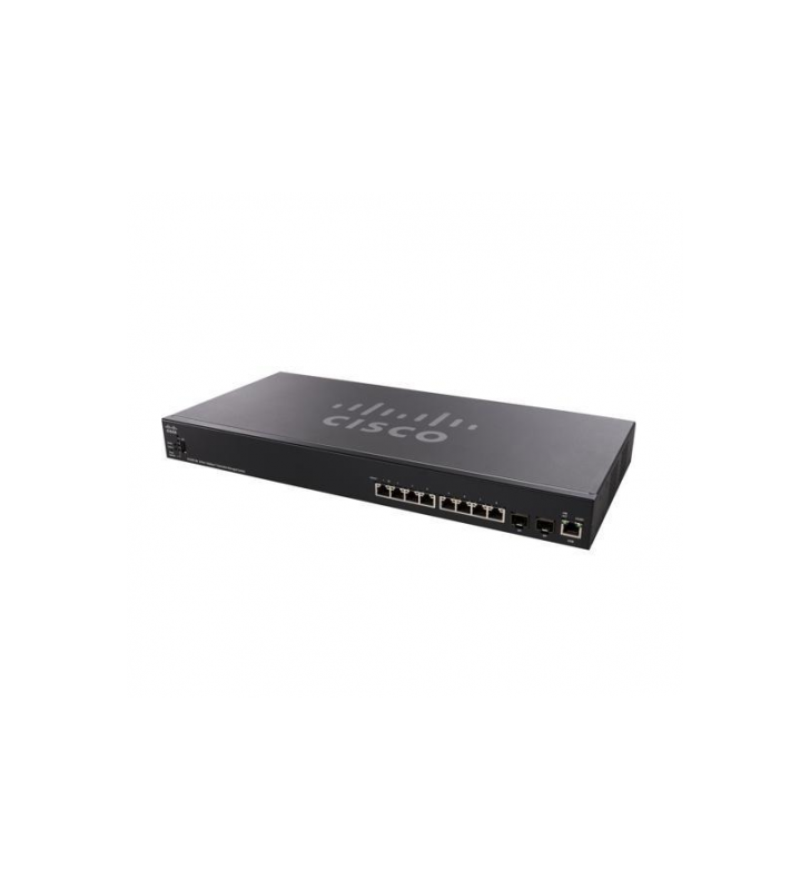 Switch Cisco SX350X-08, 8 porturi