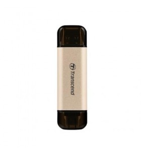 Stick memorie Transcend JetFlash 930C, 256GB, USB-C, Gold-Black