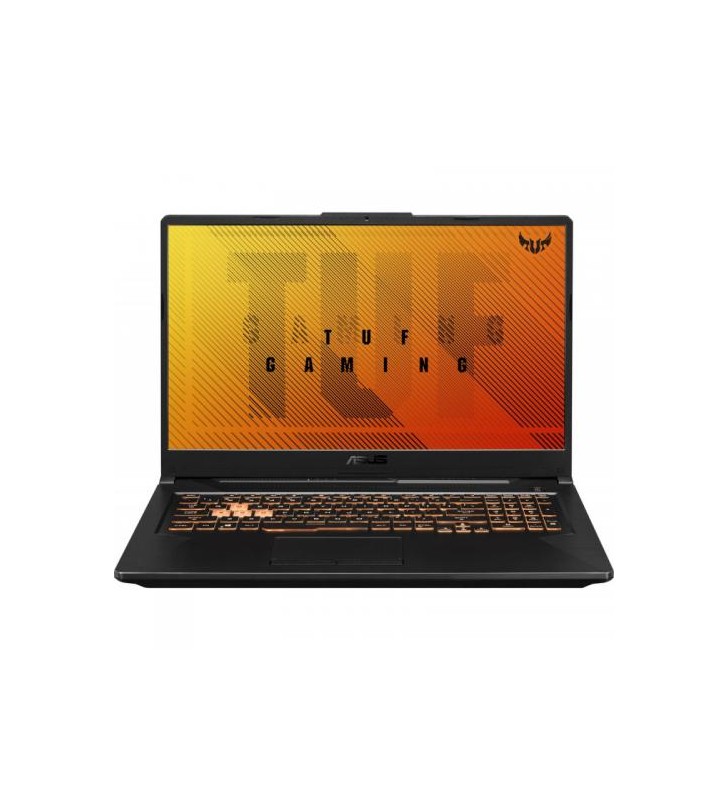 Laptop ASUS TUF F17 FX706LI-HX217, Intel Core i7-10870H, 17.3inch, RAM 8GB, SSD 512GB, nVidia GeForce GTX 1650 Ti 4GB, No OS, Bonfire Black