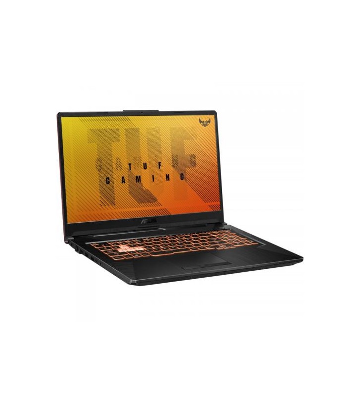 Laptop ASUS TUF F17 FX706LI-HX217, Intel Core i7-10870H, 17.3inch, RAM 8GB, SSD 512GB, nVidia GeForce GTX 1650 Ti 4GB, No OS, Bonfire Black