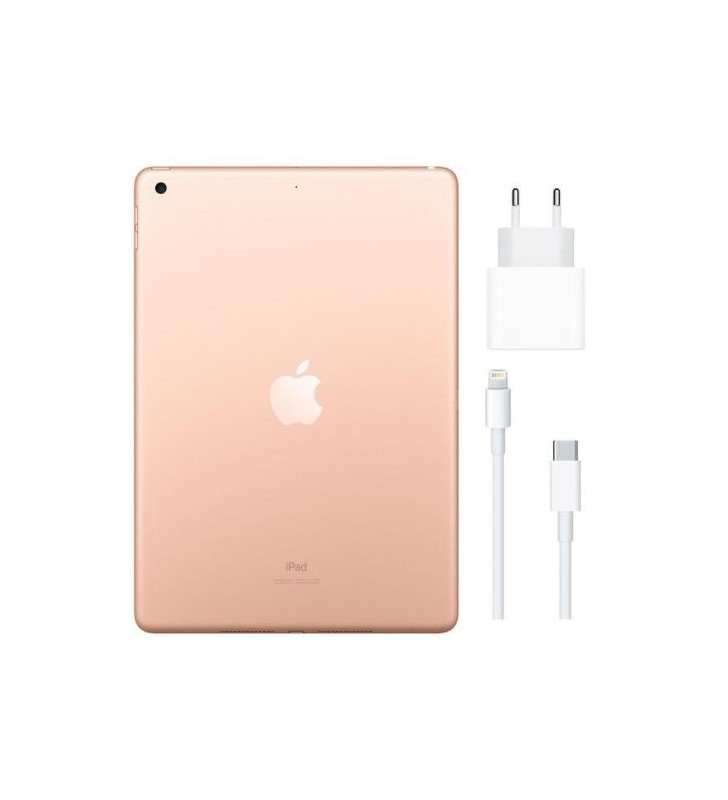 Tableta Apple iPad (2020), Bionic A12, 10.2inch, 32GB, Wi-Fi, Bt, Gold