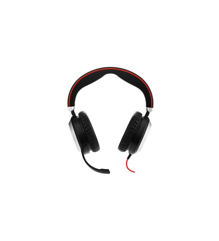 Jabra Evolve 80 UC Stereo Căști Bandă de fixare pe cap Negru